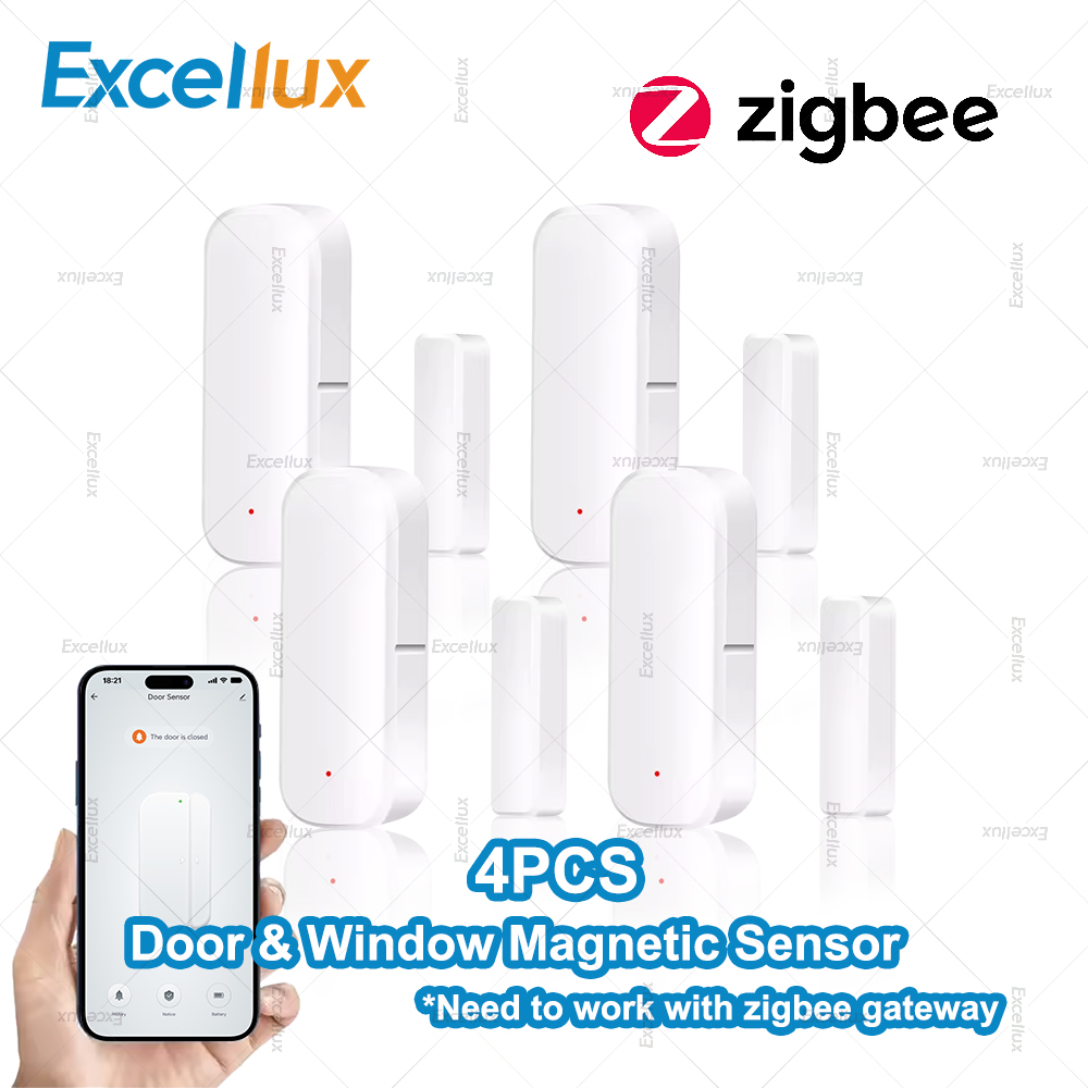 Smart Home News - 4Pcs Zigbee Door Window Sensor For