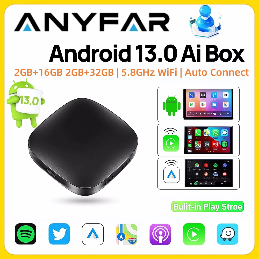 Smart Home Tv - Carplay AI Box Android 13 Wireless