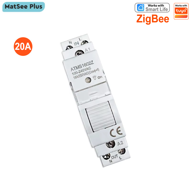 Smart Home Energy App - Smart Life ZigBee 20A Din Rail