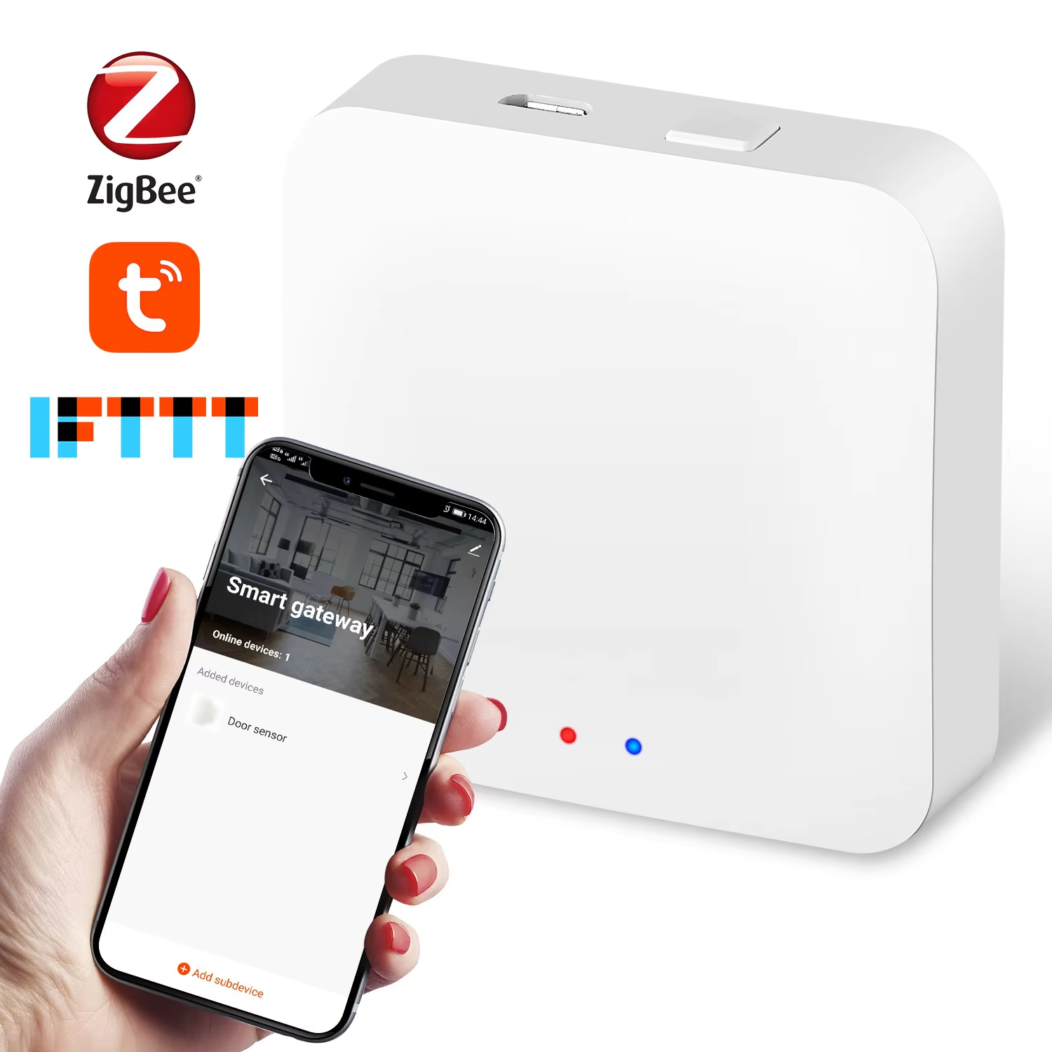 Smart Home Hub 2 - Tuya Zigbee+Bluetooth Smart Wireless Gateway Hub