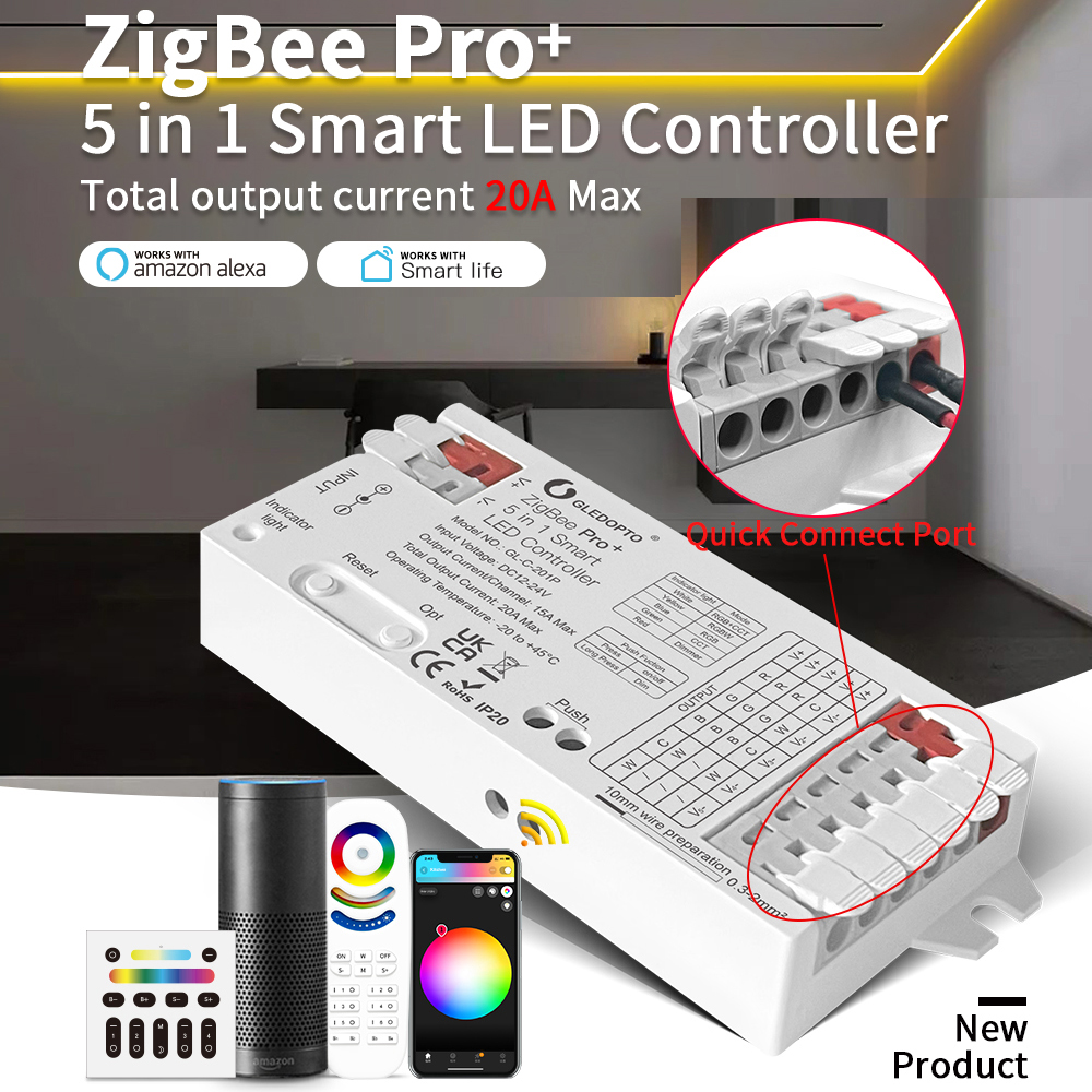 Smart Home Hub 2 - Smart ZigBee 3.0 LED Controller 5