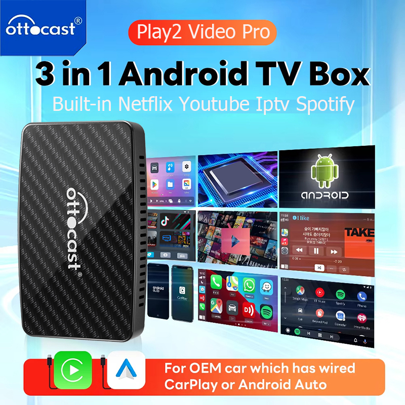 Smart Home Tv - OTTOCAST Android Tv Box Wireless CarPlay