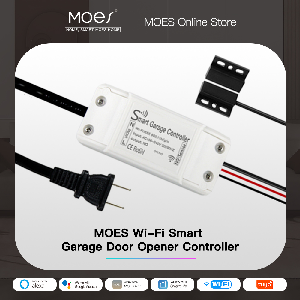 Smart Home Google - MOES Tuya WiFi Smart Garage Door