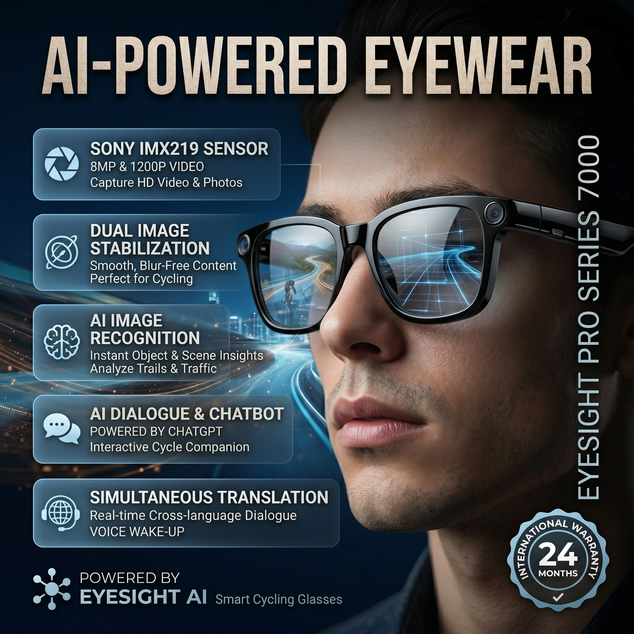 Smart Home Speaker - 2026 New HD Smart Audio Glasses