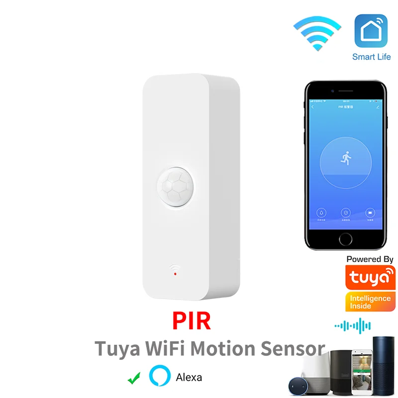 Smart Home Wiser - Tuya WiFi PIR Motion Sensor Smart