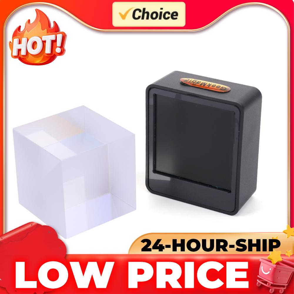 Smart Home Display - Desktop Holographic Crystal Cube Smart Clock