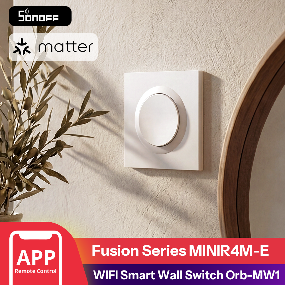 Smart Home Apple - SONOFF MINIR4M-E Matter Over WiFi Smart