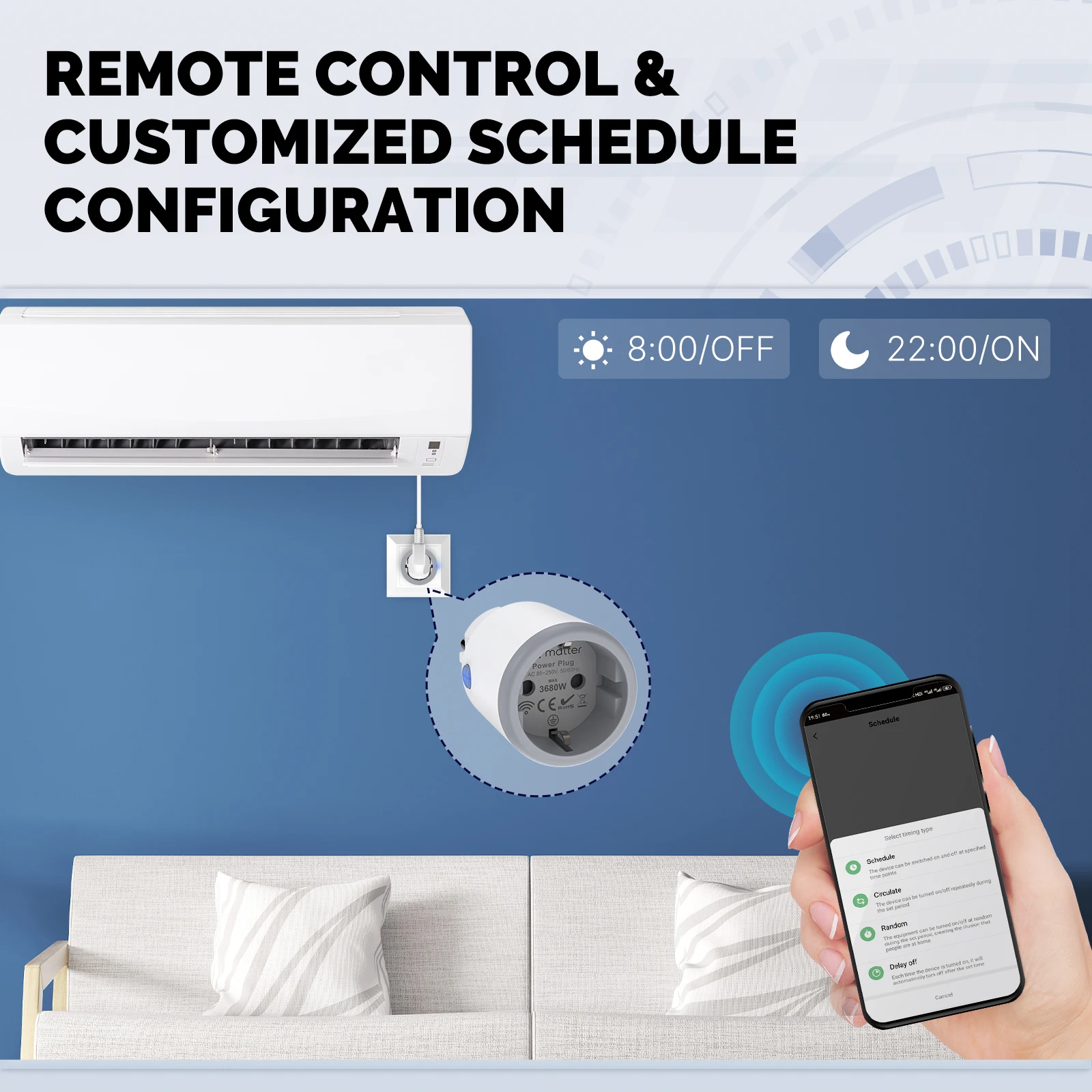 MOES Smart EU/US/UK Plug Matte – Smart Home Apple recenzja i cena