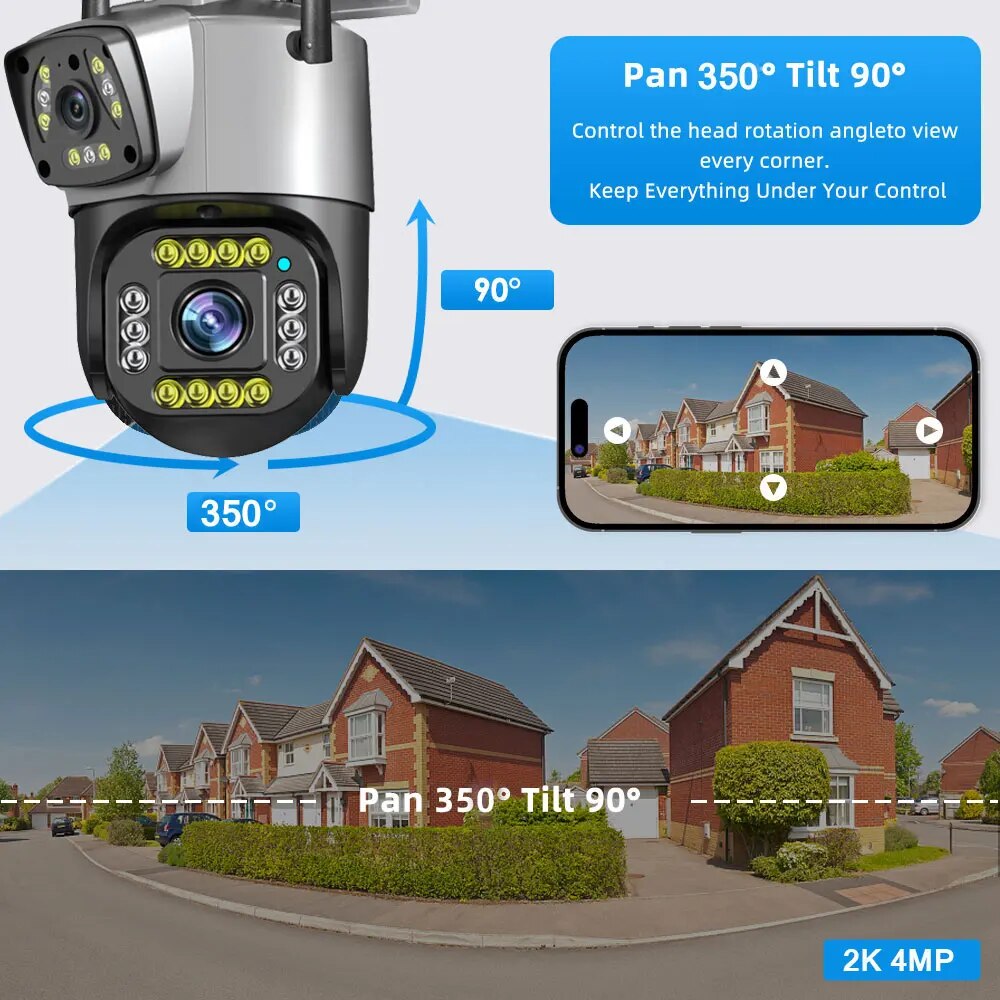 Dual Lens 4G IP Camera WiFi 8M – Smart Home Os recenzja i cena