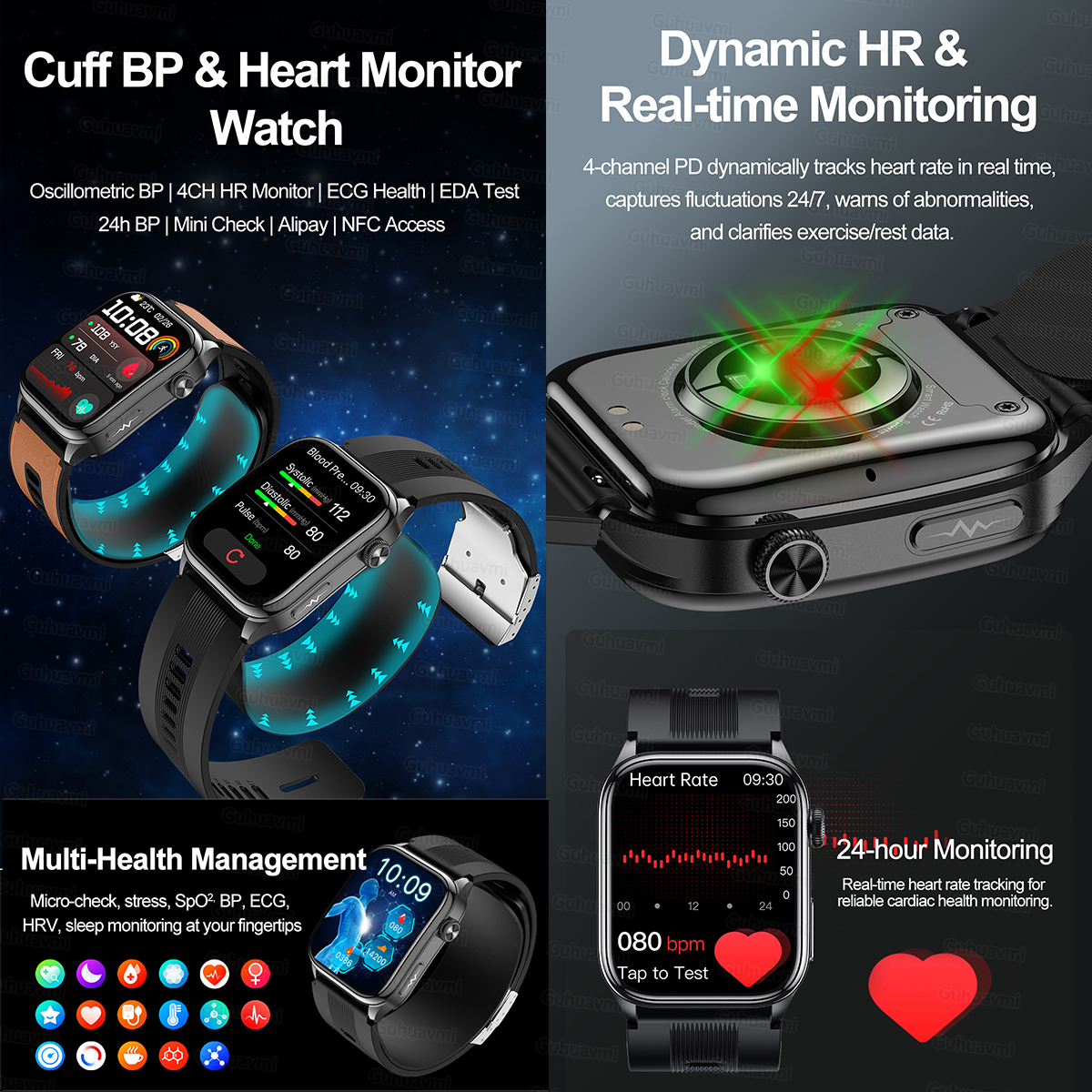Sapphire Smartwatch AMOLED Scr – Smart Home Os recenzja i cena