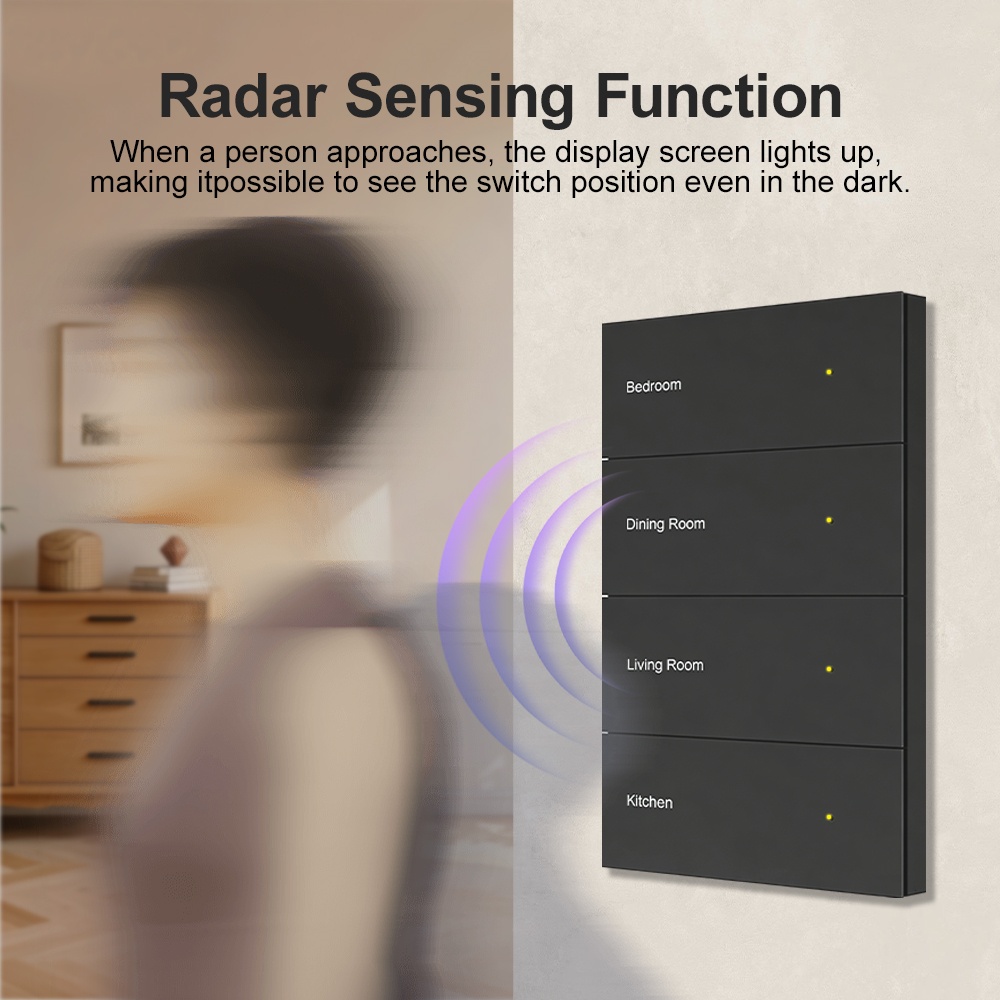 Manhot DIY Name Switch Zigbee  – Smart Home Display recenzja i cena