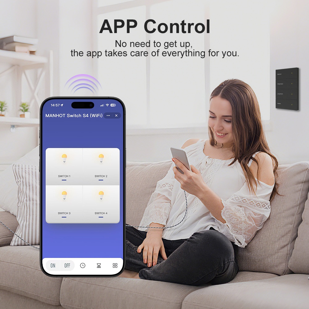 Manhot DIY Name Switch Zigbee  – Smart Home Display recenzja i cena