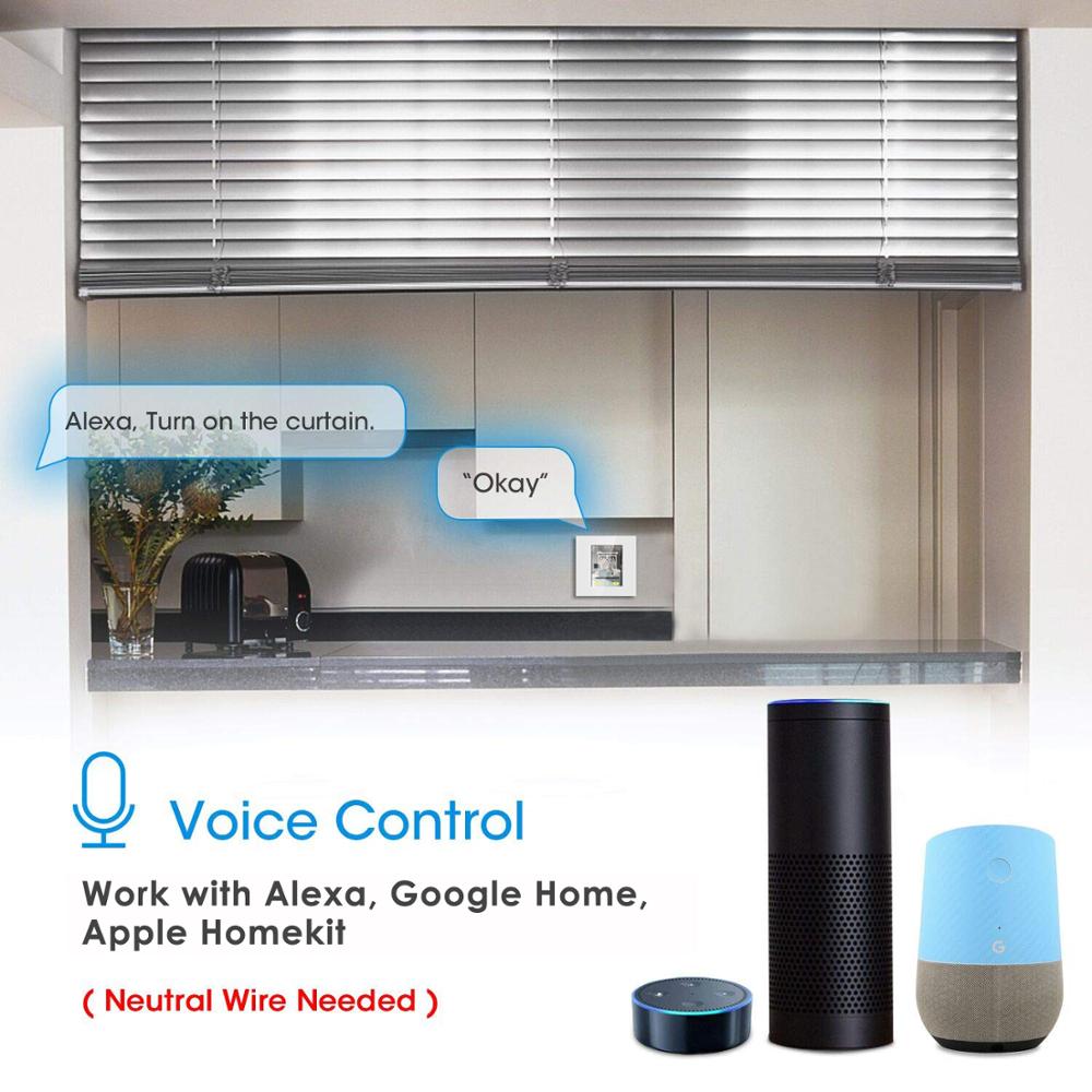 LCD WiFi Smart Curtain Switch  – Smart Home Apple recenzja i cena