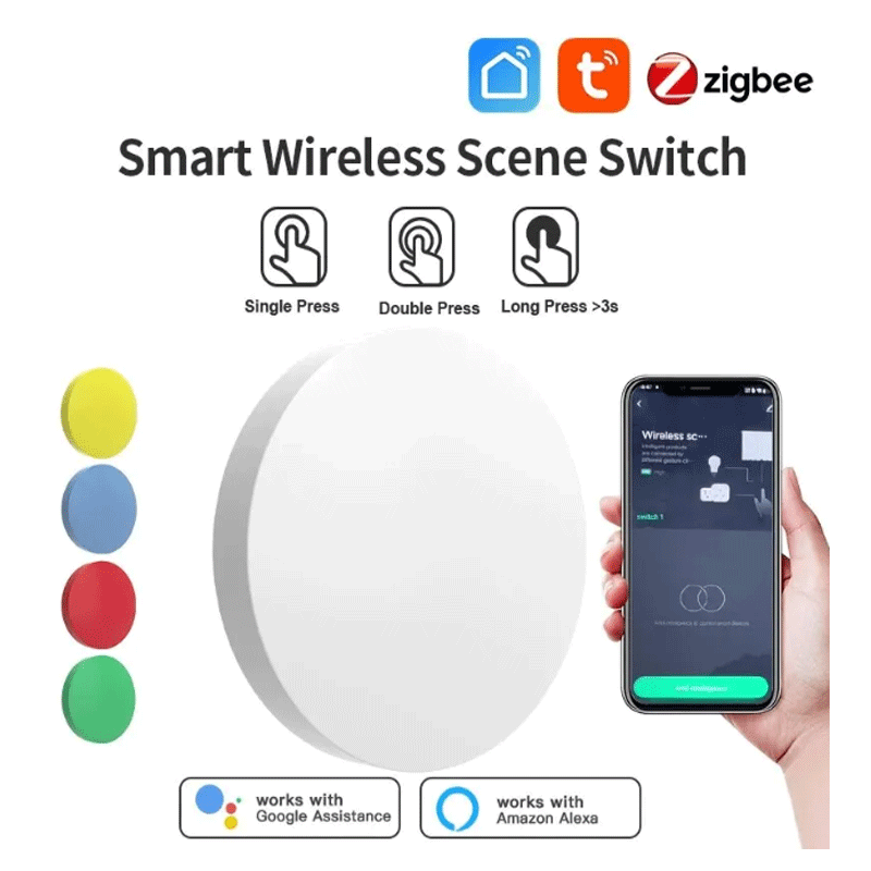 Tuya ZigBee Smart Wireless But – Smart Home Google recenzja i cena