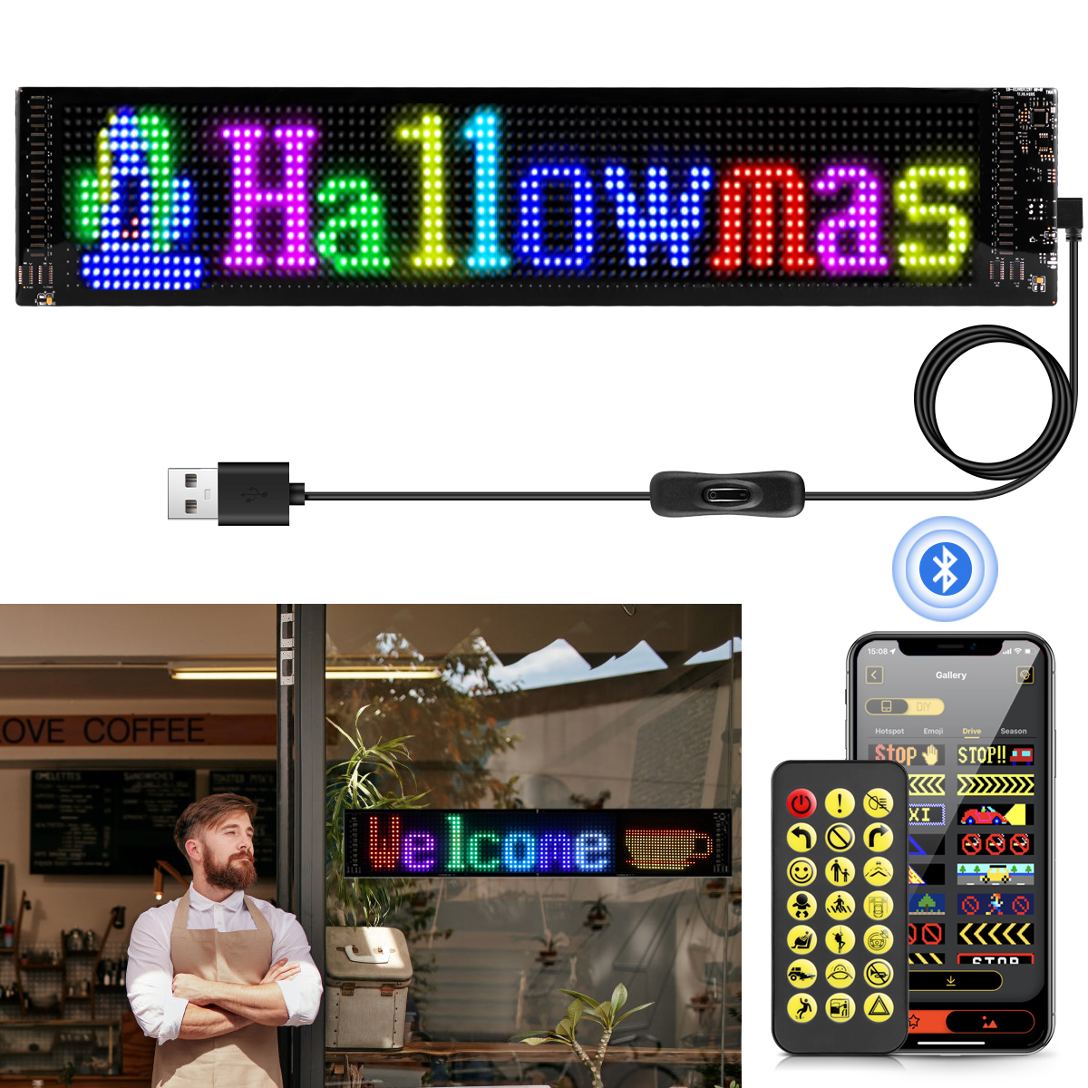 5V USB Flexible LED Panel Ligh – Smart Home App recenzja i cena