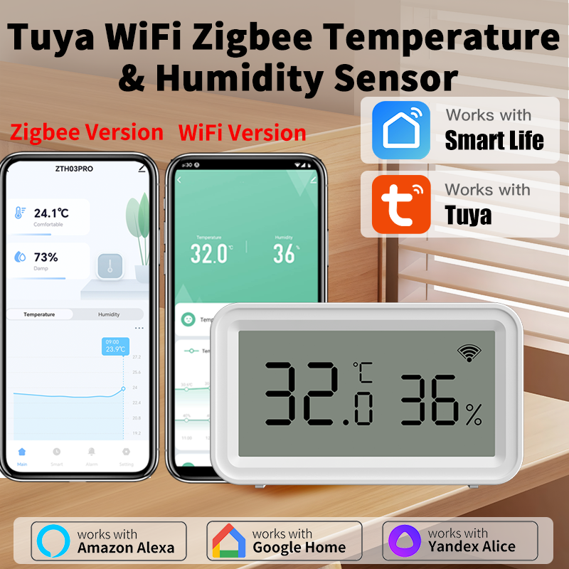 Tuya Zigbee WiFi Thermometer H – Smart Home App recenzja i cena