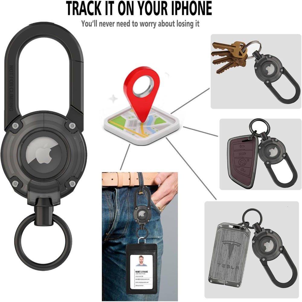 For AirTag Holder Keychain,All – Smart Home Iot recenzja i cena