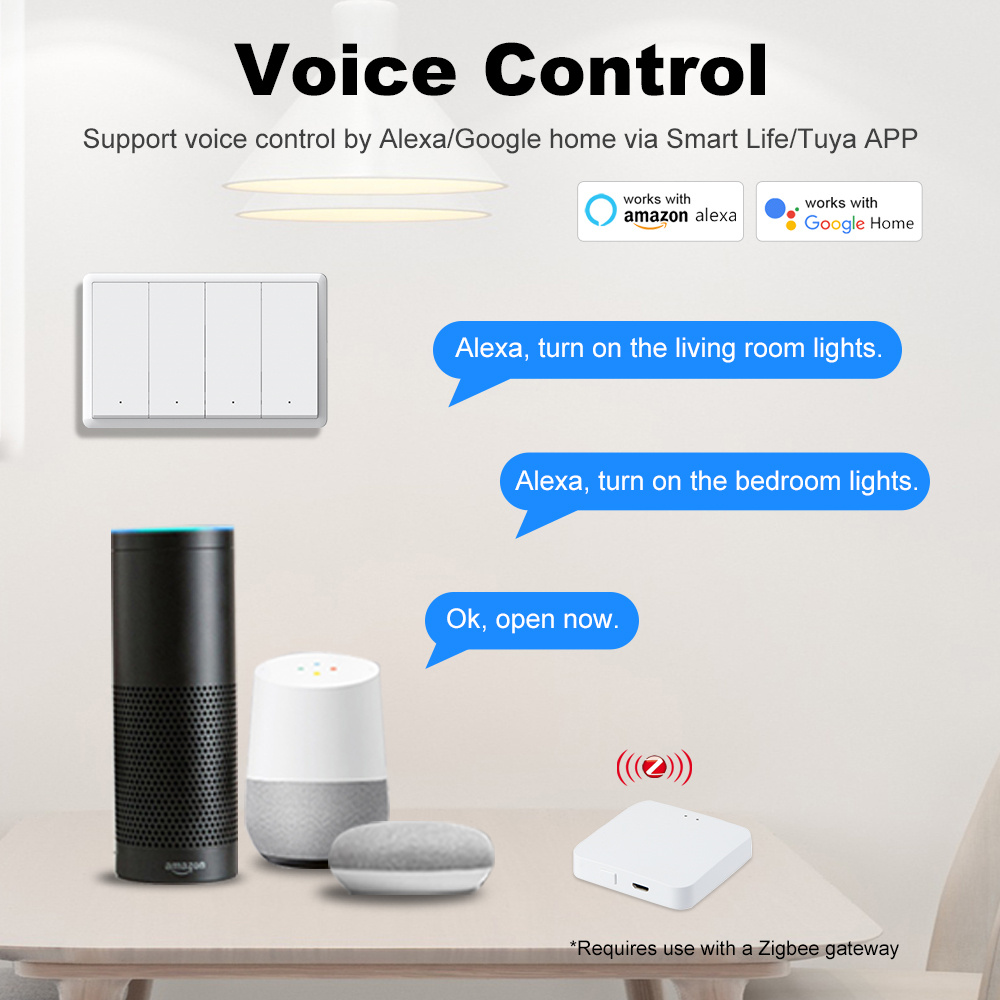 Manhot Smart zigbee Switch No  – Smart Home Google recenzja i cena
