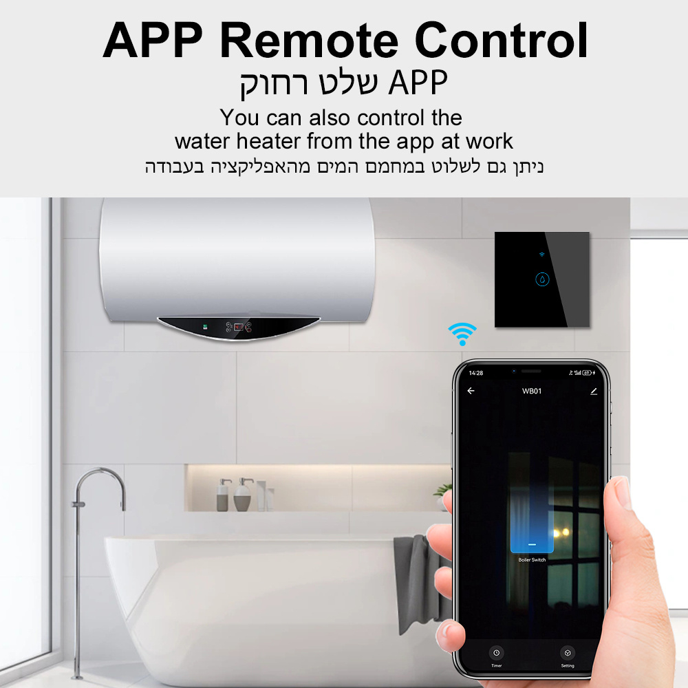 40A Tuya WiFi Smart Water Heat – Smart Home Energy App recenzja i cena
