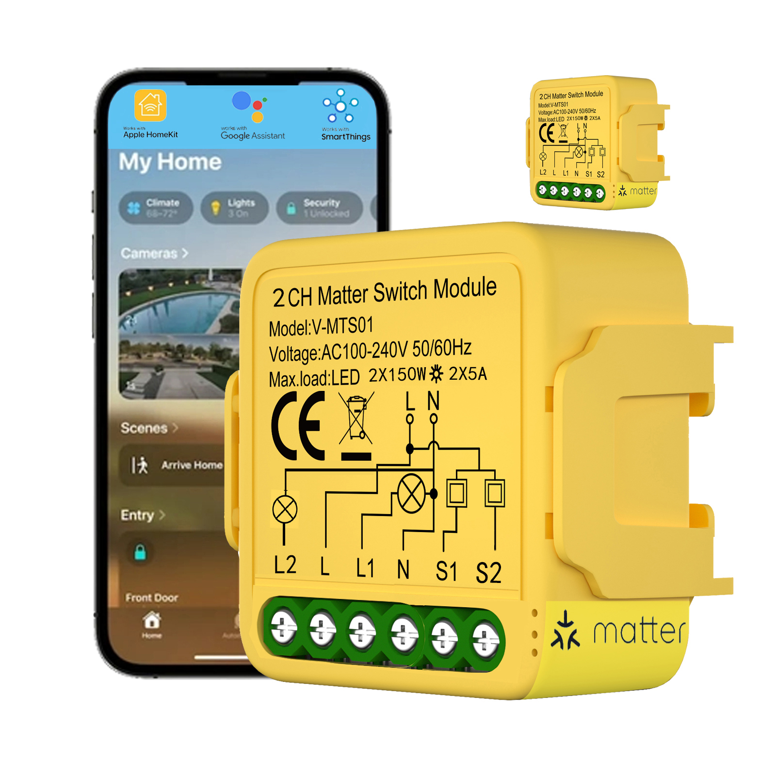 Matter Smart Switch Module WIF – Smart Home Google recenzja i cena