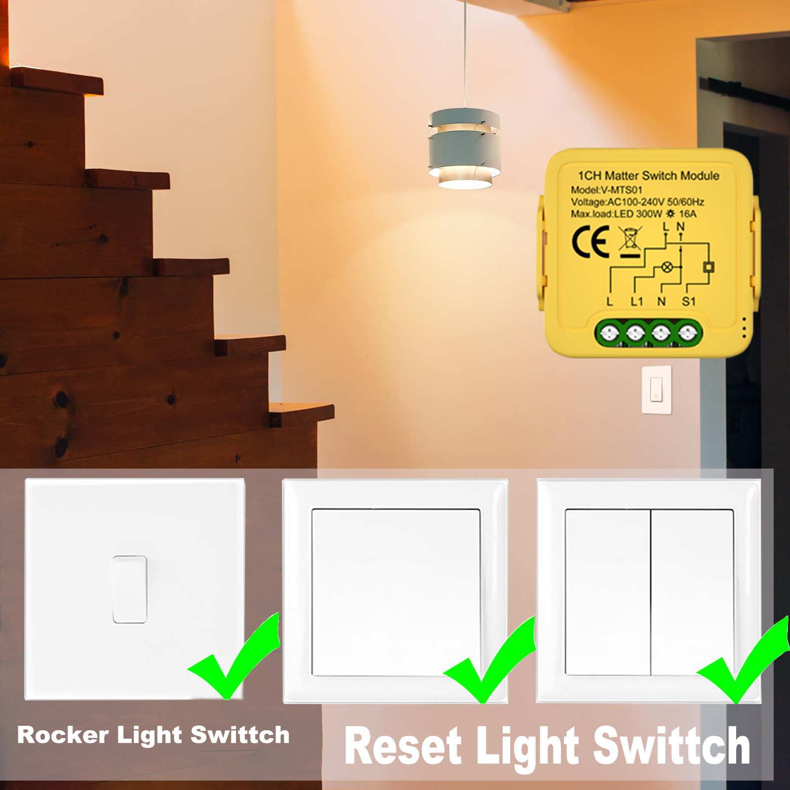 Matter Smart Switch Module WIF – Smart Home Google recenzja i cena