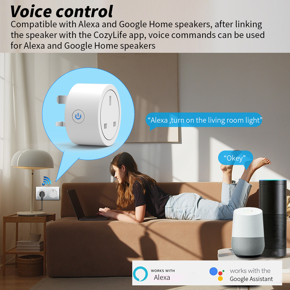 WiFi Smart Socket 16A UK plug  – Smart Home Energy App recenzja i cena