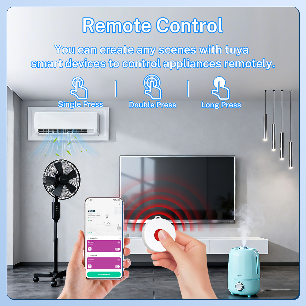 Tuya ZigBee Smart Button IP65  – Smart Home Remote Control recenzja i cena