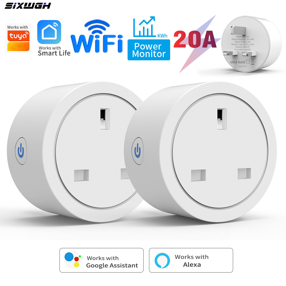 20A Tuya WiFi Smart UK Plug So – Smart Home Energy App recenzja i cena