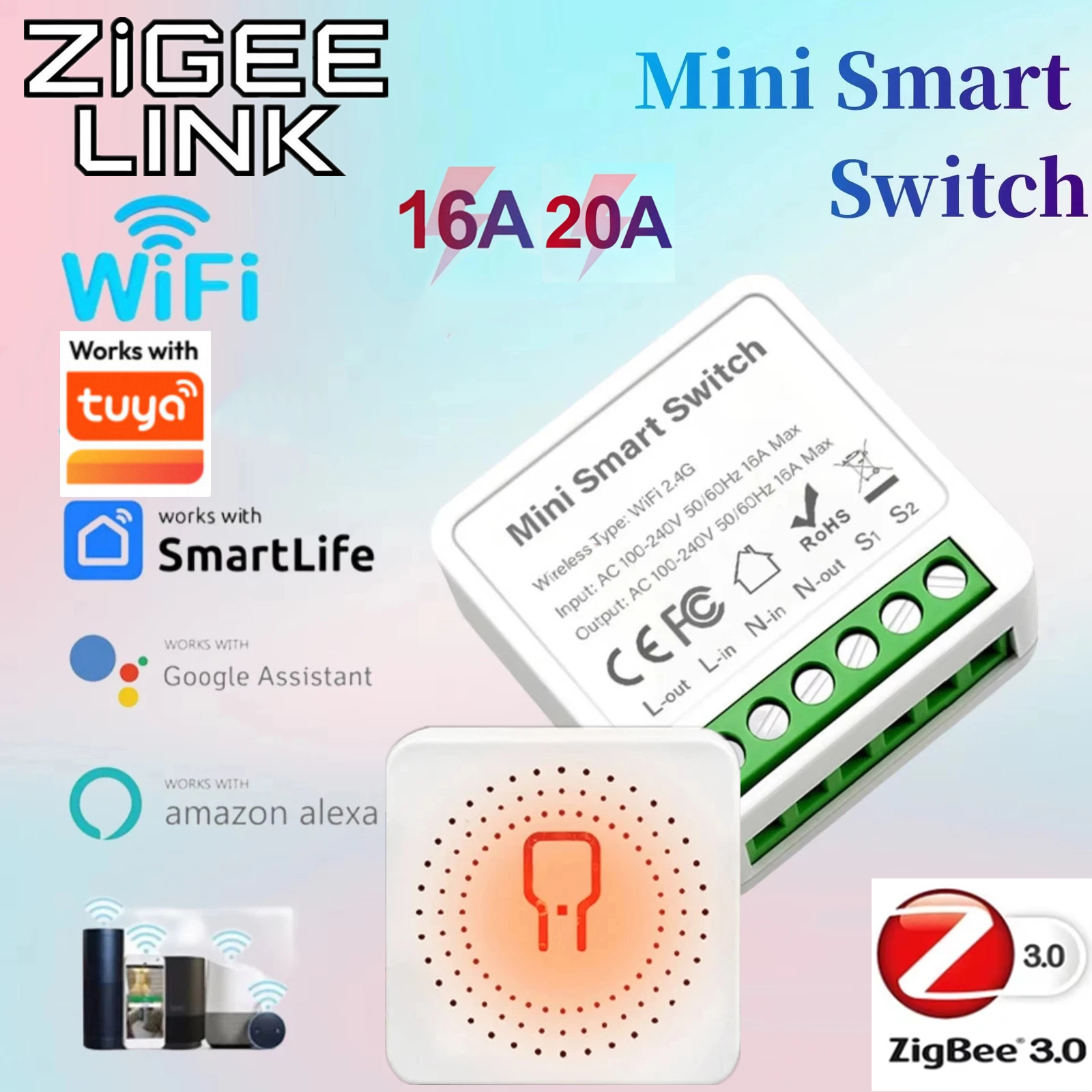 For Tuya Mini Smart WiFi Switc – Smart Home Google recenzja i cena