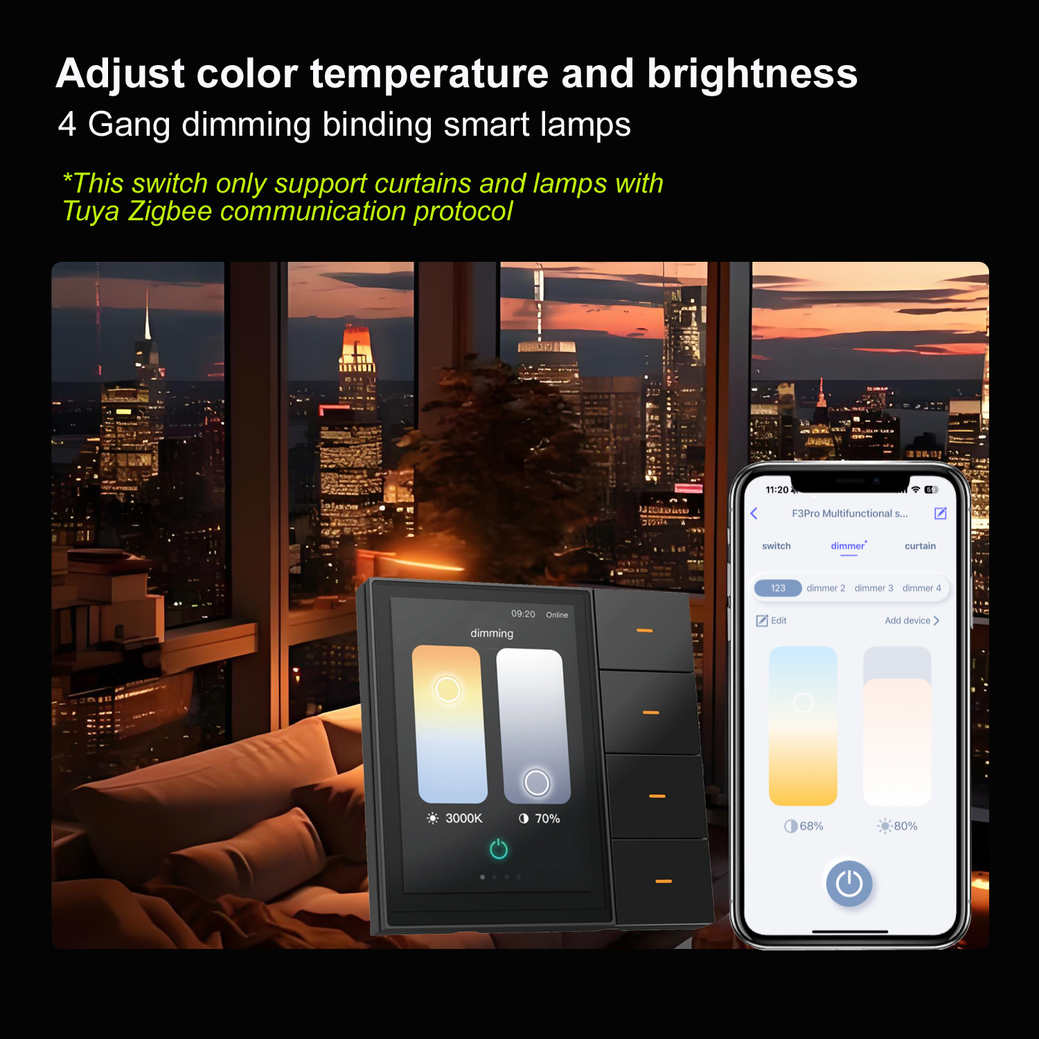 F3-pro Tuya Smart Panel ZigBee – Smart Home Display recenzja i cena
