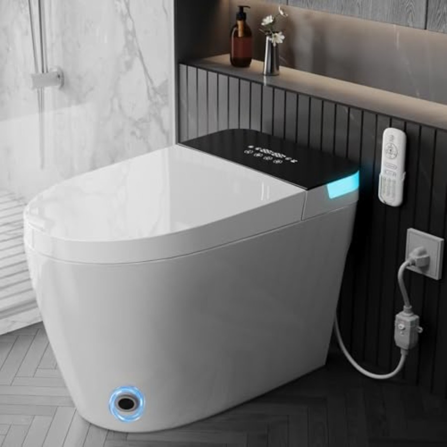 Bathroom smart toilet with hea – Smart Home Remote Control recenzja i cena