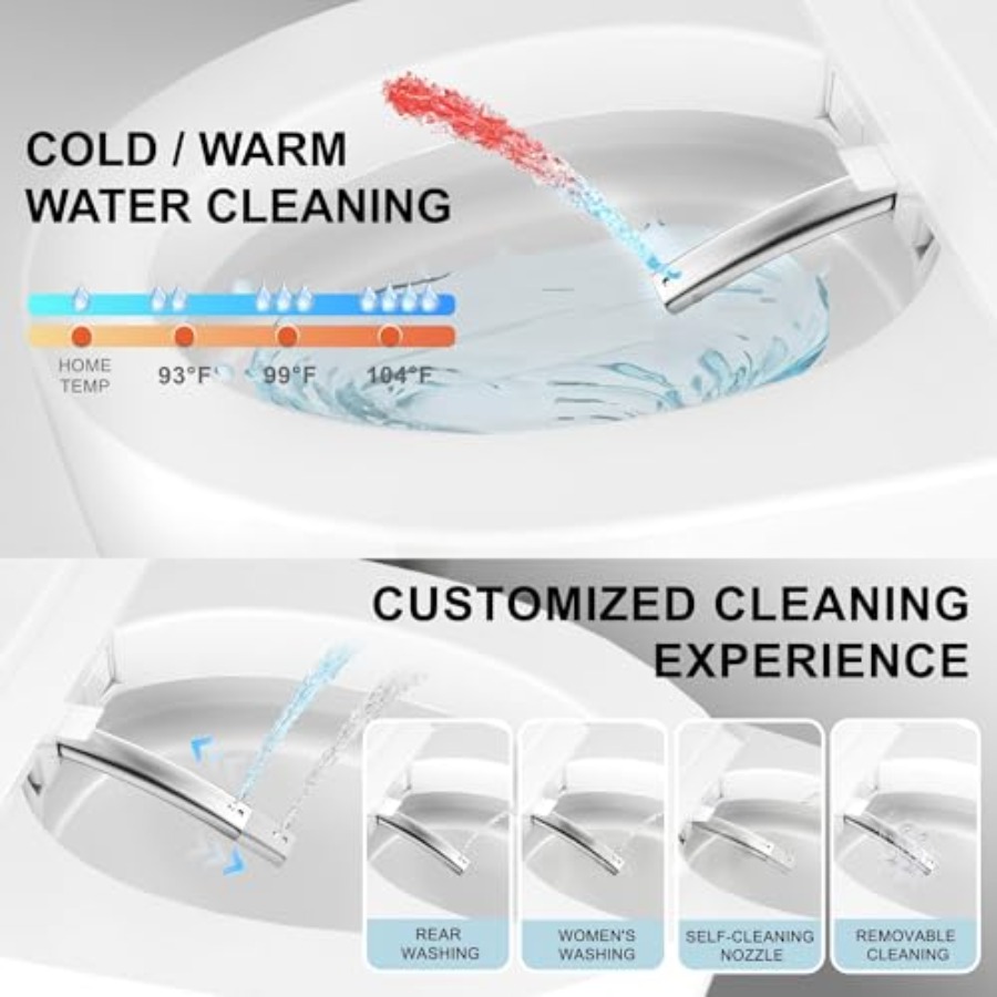 Bathroom smart toilet with hea – Smart Home Remote Control recenzja i cena