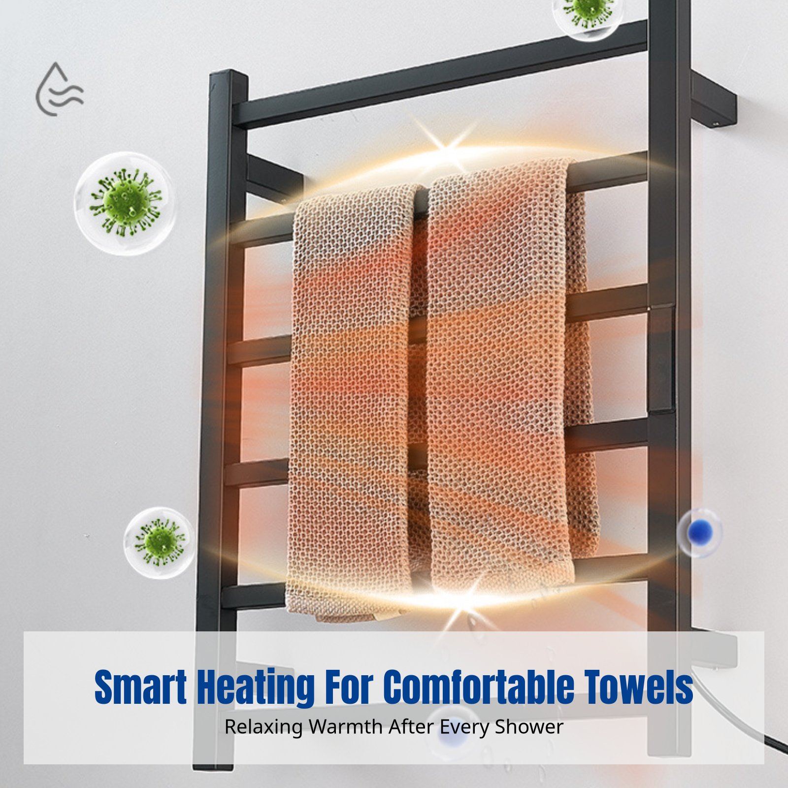 Smart Electric Towel Rack, Hea – Smart Home Display recenzja i cena