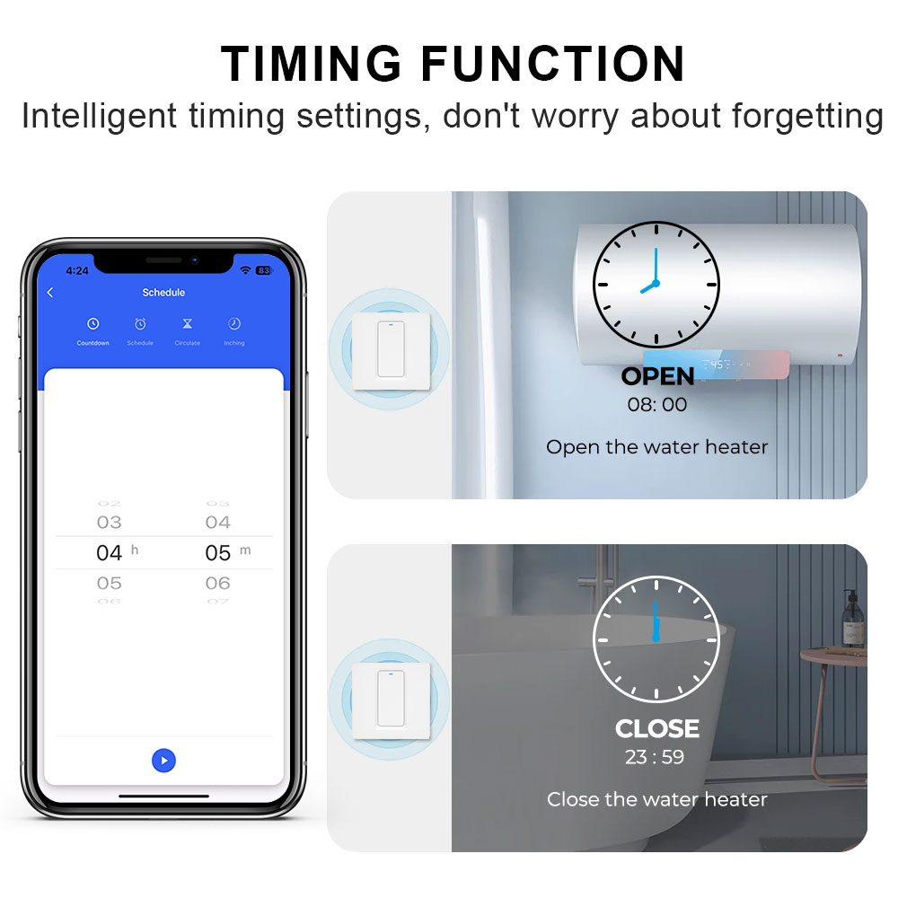 Smart Water Heater Switch/WiFi – Smart Home Google recenzja i cena