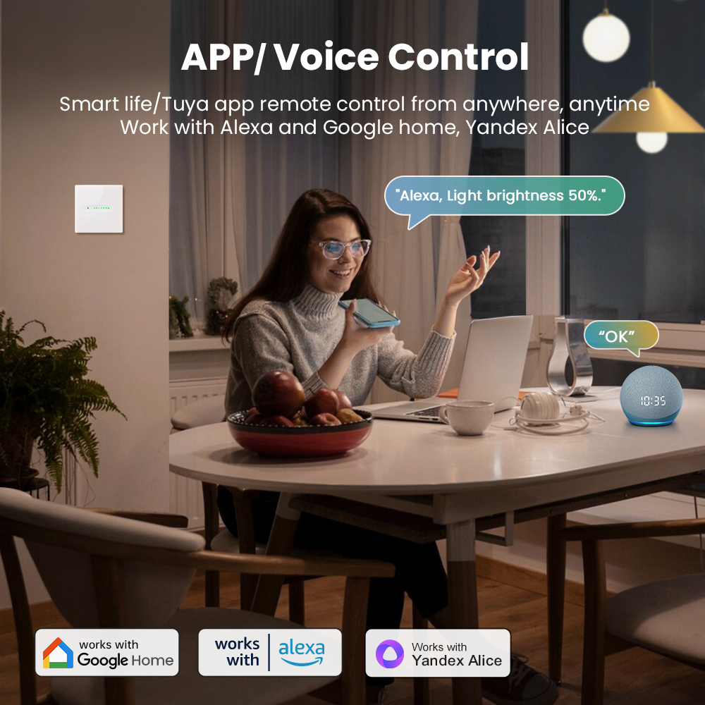 AVATTO WiFi 1/2 Gang Smart Dim – Smart Home Google recenzja i cena