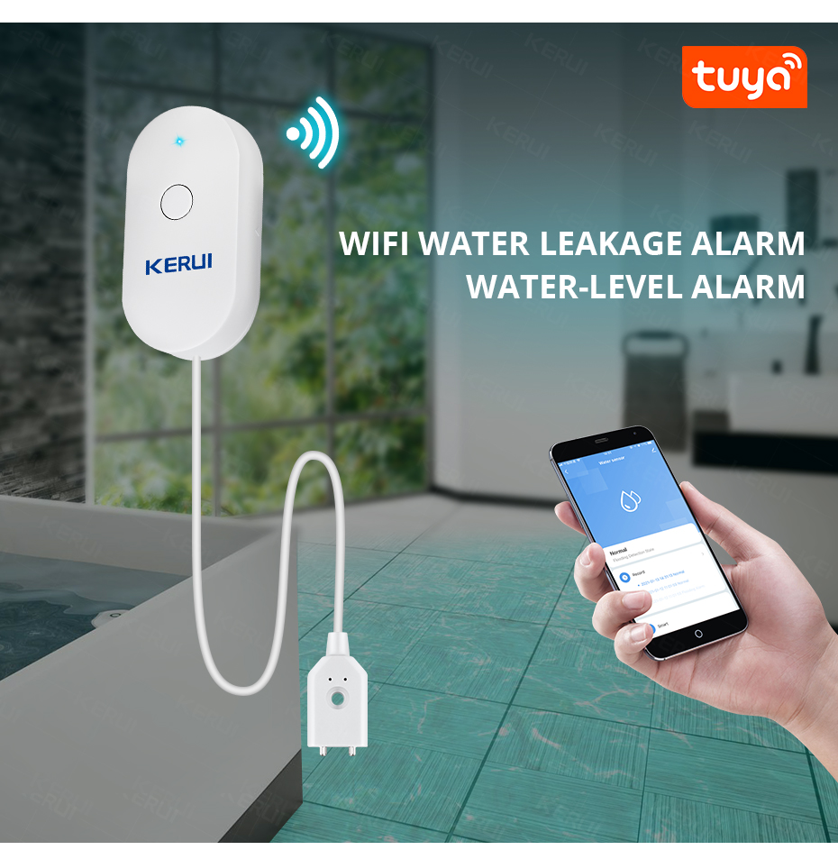 KERUI Smart  WiFi Water Sensor – Smart Home Iot recenzja i cena