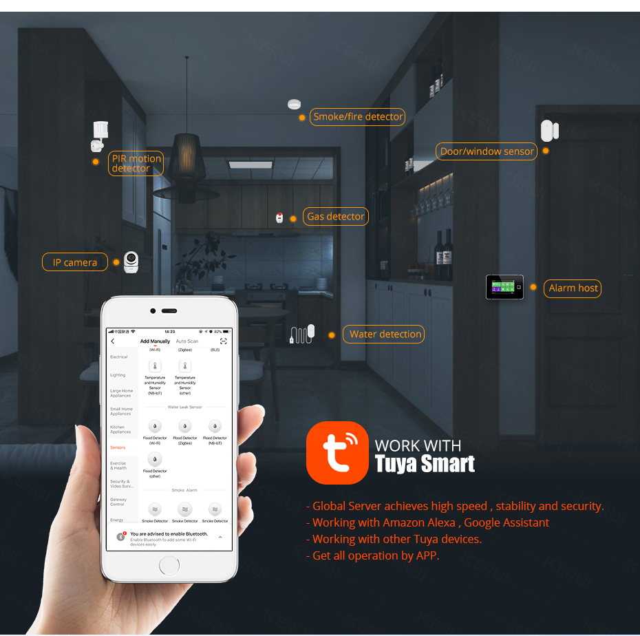KERUI Smart  WiFi Water Sensor – Smart Home Iot recenzja i cena