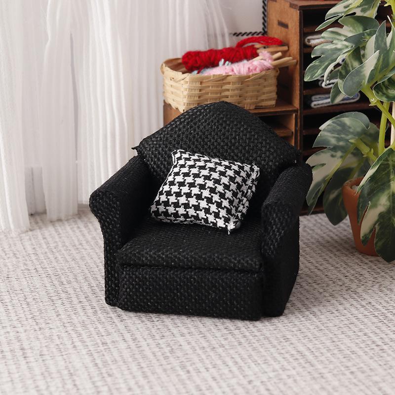 1/12 Dollhouse Mini Flax Sofa  – Smart Home Furniture recenzja i cena