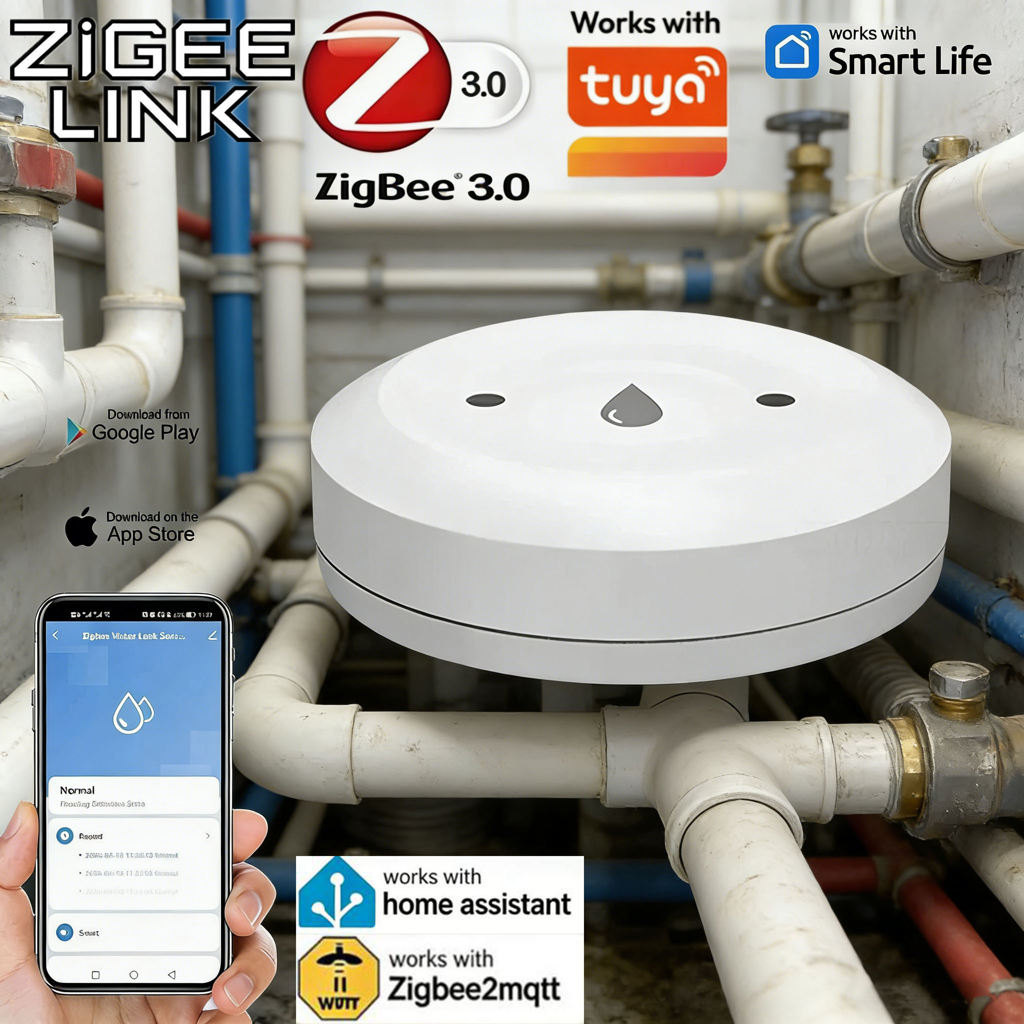 For Tuya Zigbee Smart Water Le – Smart Home News recenzja i cena