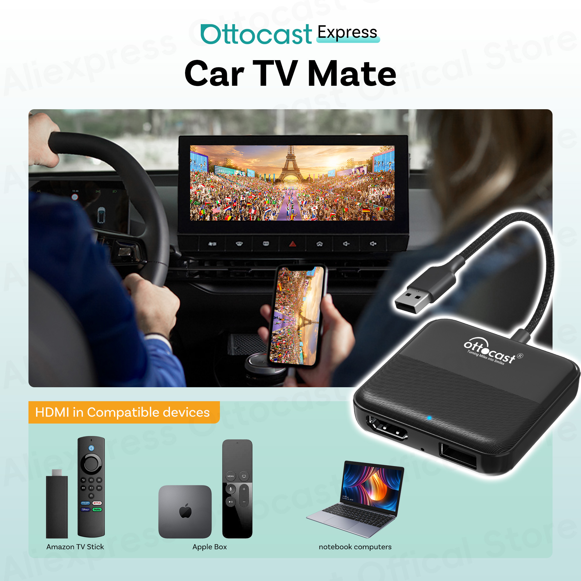 OTTOCAST Express Wireless CarP – Smart Home Tv recenzja i cena