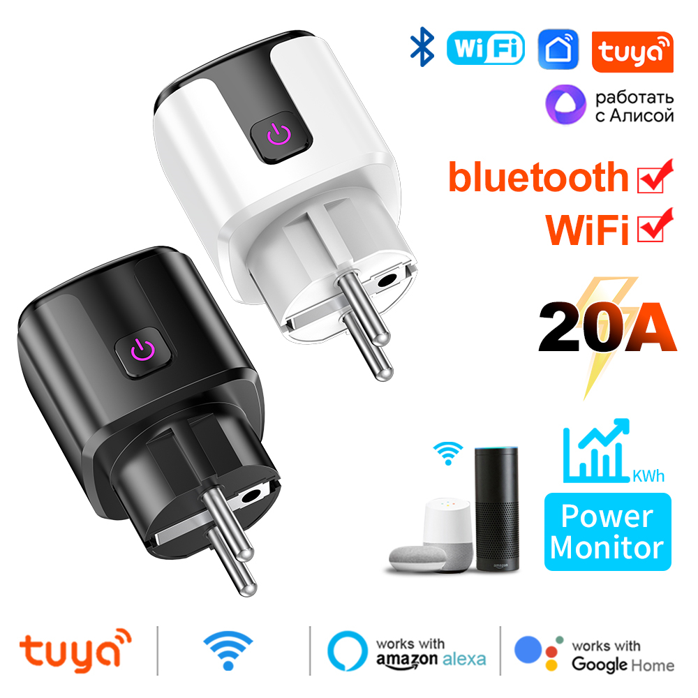 Tuya Smart 20A EU Plug WiFi+Bl – Smart Home News recenzja i cena