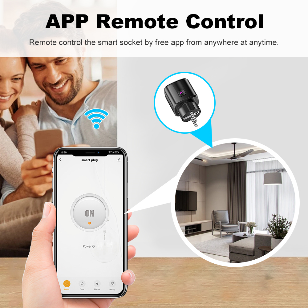 Tuya Smart 20A EU Plug WiFi+Bl – Smart Home News recenzja i cena
