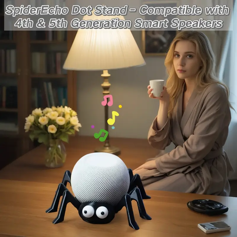 3D Printed Spider-Themed Stand – Smart Home Speaker recenzja i cena