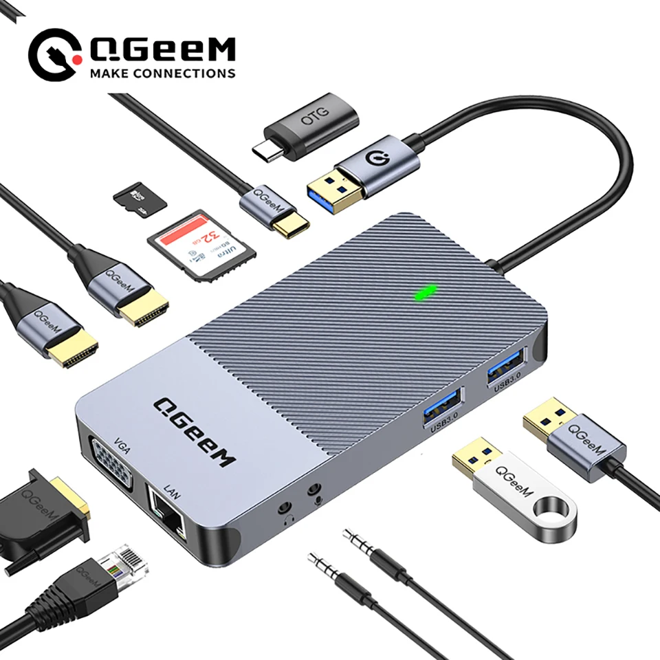 QGeeM USB 3.0 Docking Station, – Smart Home Hub 2 recenzja i cena