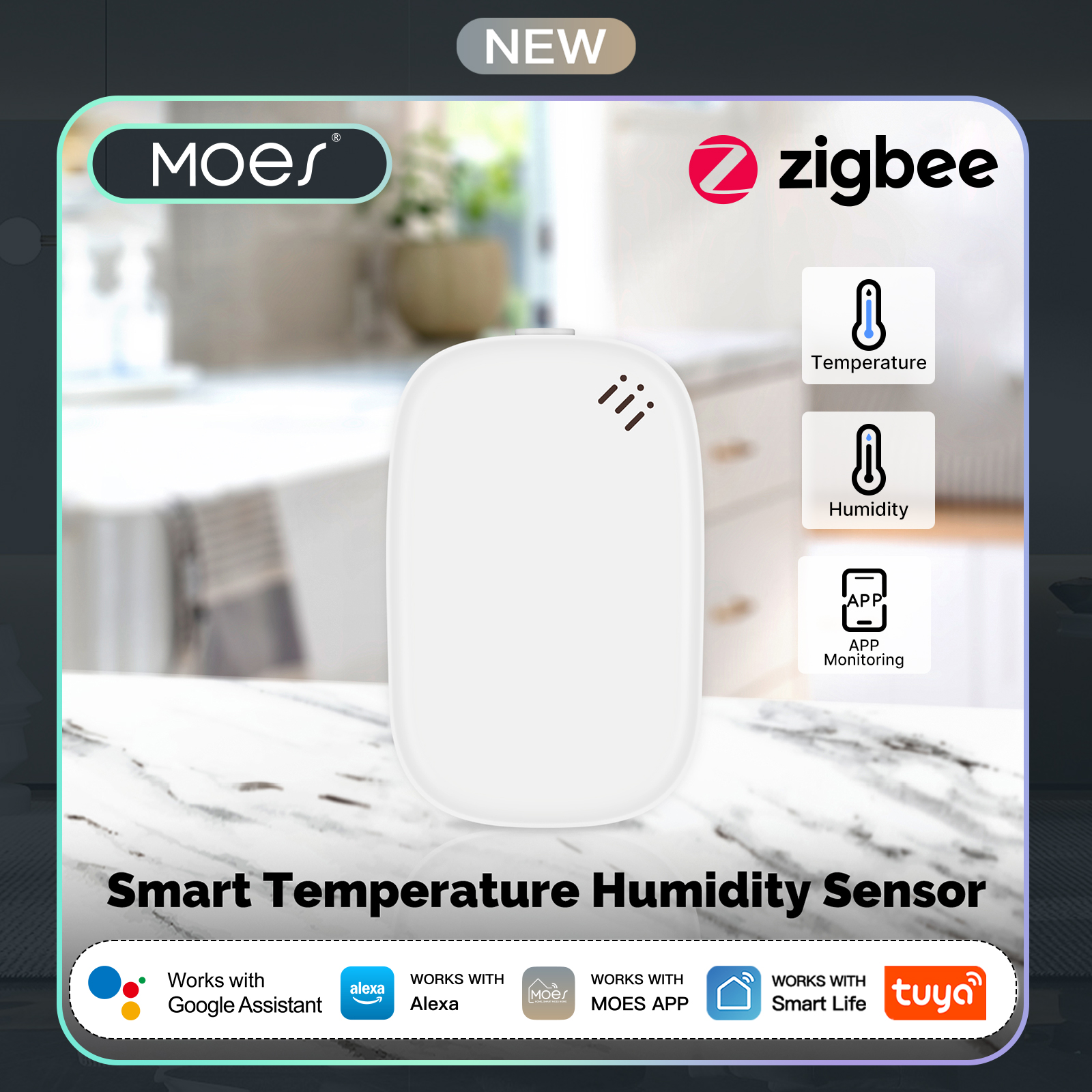 MOES Tuya Zigbee Smart Tempera – Smart Home Furniture recenzja i cena