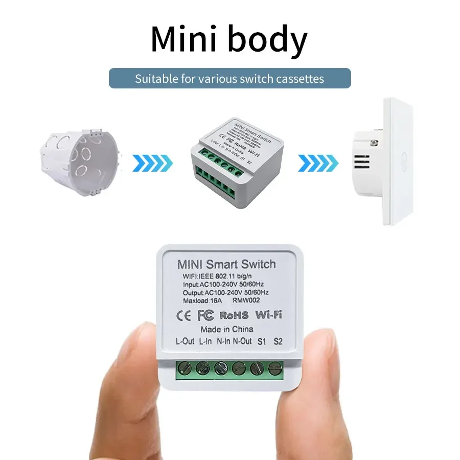 Smart WiFi Switch Breaker 16A/ – Smart Home Google recenzja i cena