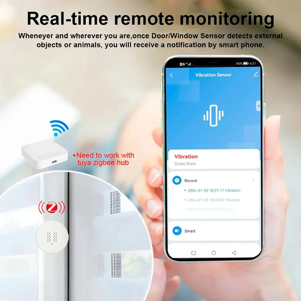 Tuya ZigBee Smart Vibration &  – Smart Home News recenzja i cena