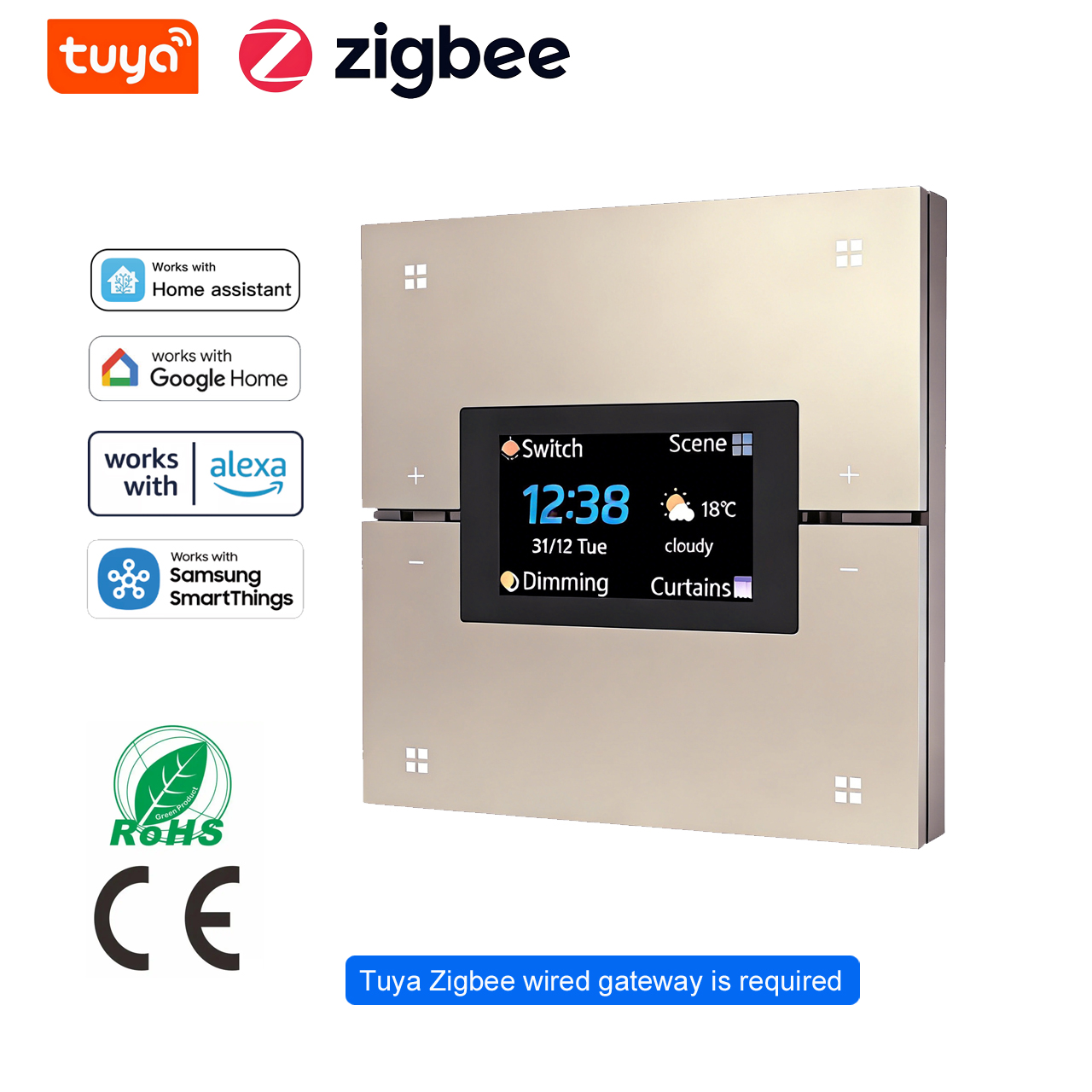 Tuya Smart Wall Switch work Zi – Smart Home Display recenzja i cena