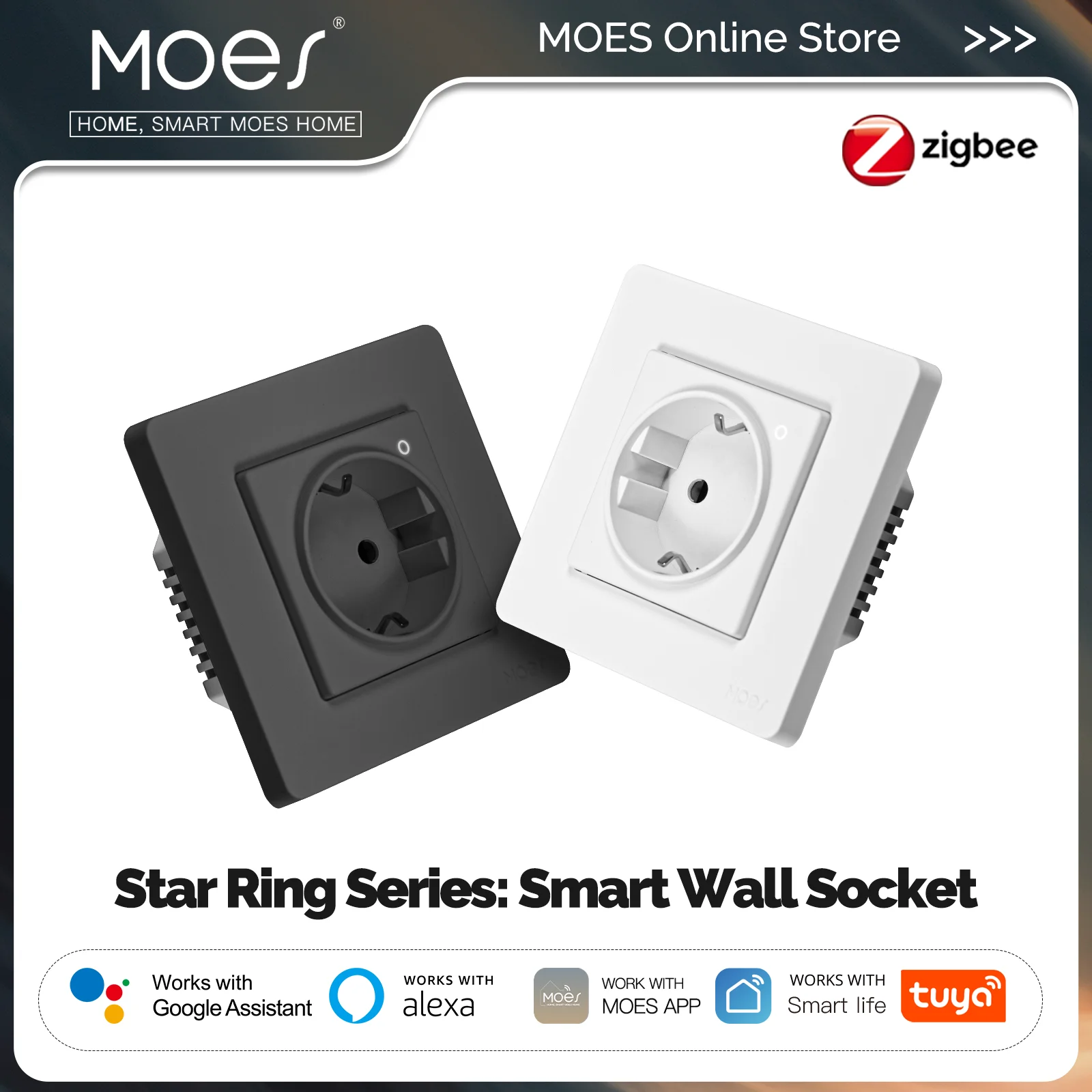 MOES Tuya ZigBee Smart Socket  – Smart Home Energy App recenzja i cena