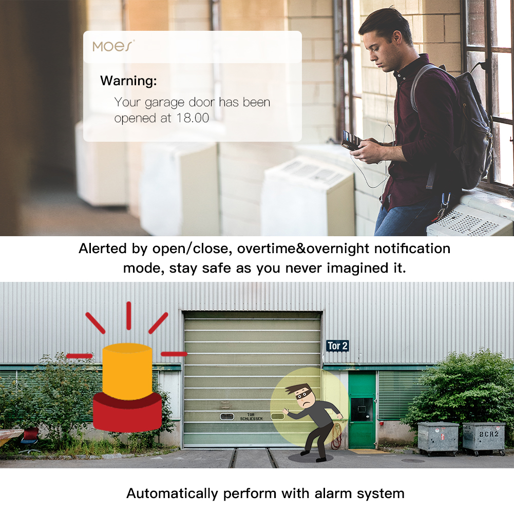 MOES Tuya WiFi Smart Garage Do – Smart Home Google recenzja i cena